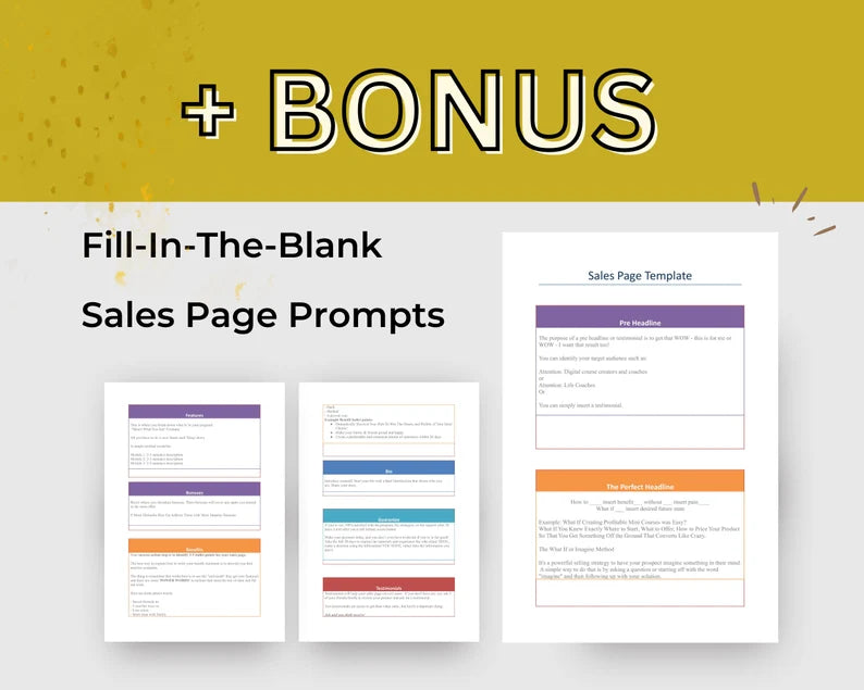 MEMBERSHIP Sales Page Template in Canva, Free Canva Page Hosting