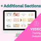 Challenge Sales Page Template in Canva, Free Canva Page Hosting