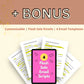 Signature Course Minimalist Sales Page Template in Canva, Free Canva Page Hosting