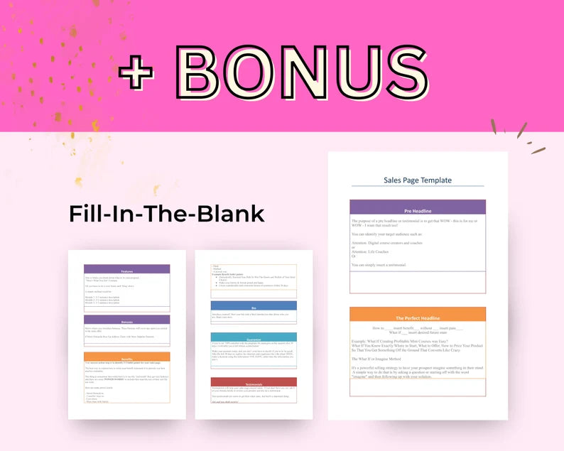 Challenge Sales Page Template in Canva, Free Canva Page Hosting