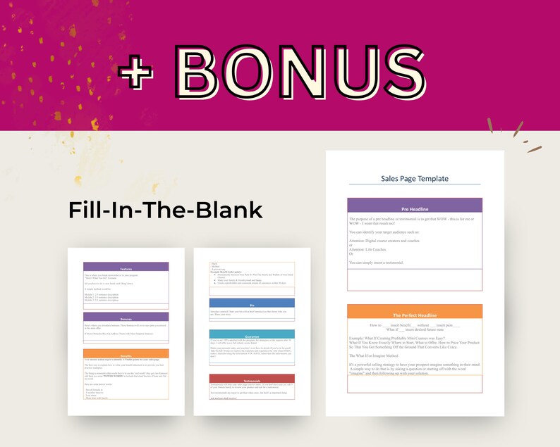 Group Coaching Sales Page Template in Canva, Free Canva Page Hosting