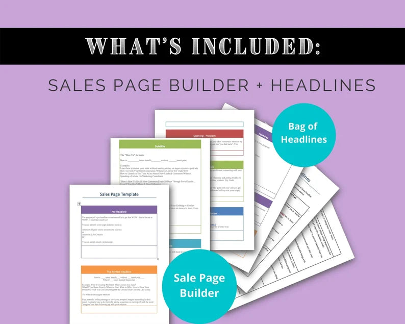 Copywriter's Toolkit | Landing Page Writing Kit | Sales Page Writing Kit