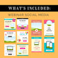 Webinar in a box | Webinar Email Templates | Webinar Social Media Posts | Webinar Script Template