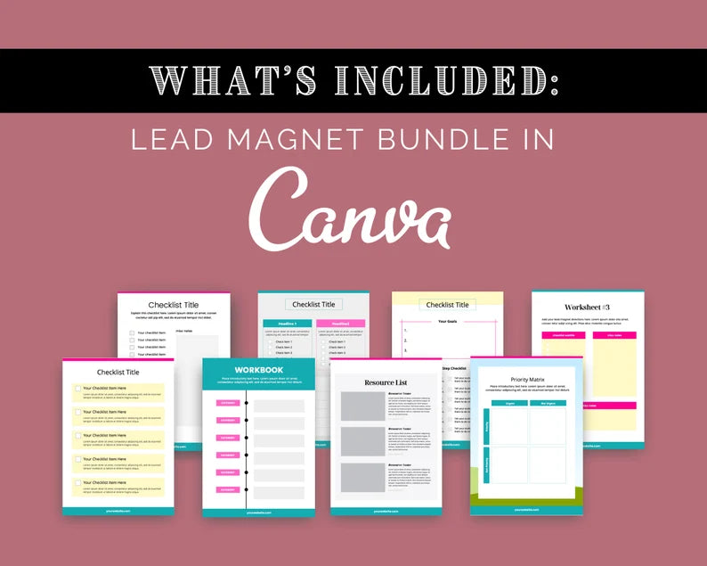 Freebie Toolkit | Opt in Workbook | Lead Magnet Template | Opt in Freebie