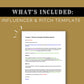 Public Relations Workbook | Influencer Marketing Workbook | Media Outreach PR Planner