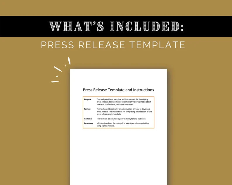 Public Relations Workbook | Influencer Marketing Workbook | Media Outreach PR Planner