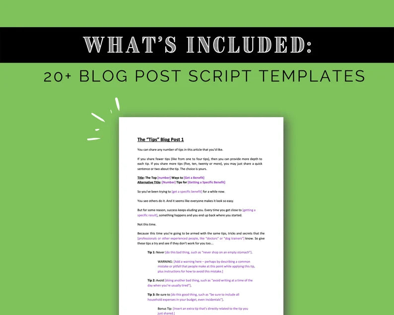 Blogging Toolkit | Blogging Planner | 365 Blog Post Titles | DFY Blog Post Scripts