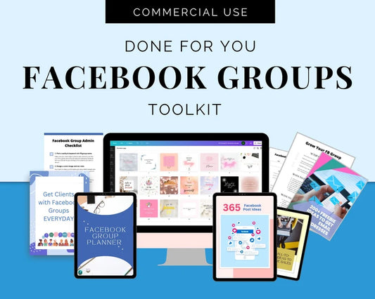 Facebook Groups Toolkit | Groups Planner | 365 Facebook Posts | Engagement Posts