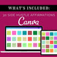 Side Hustle Toolkit | Side Hustle Workbook | Side Hustle Affirmation Posts