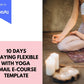 Email eCourse Template | Newsletter Template | Editable Staying Flexible with Yoga