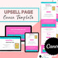 Upsell Page Template in Canva, Free Canva Page Hosting