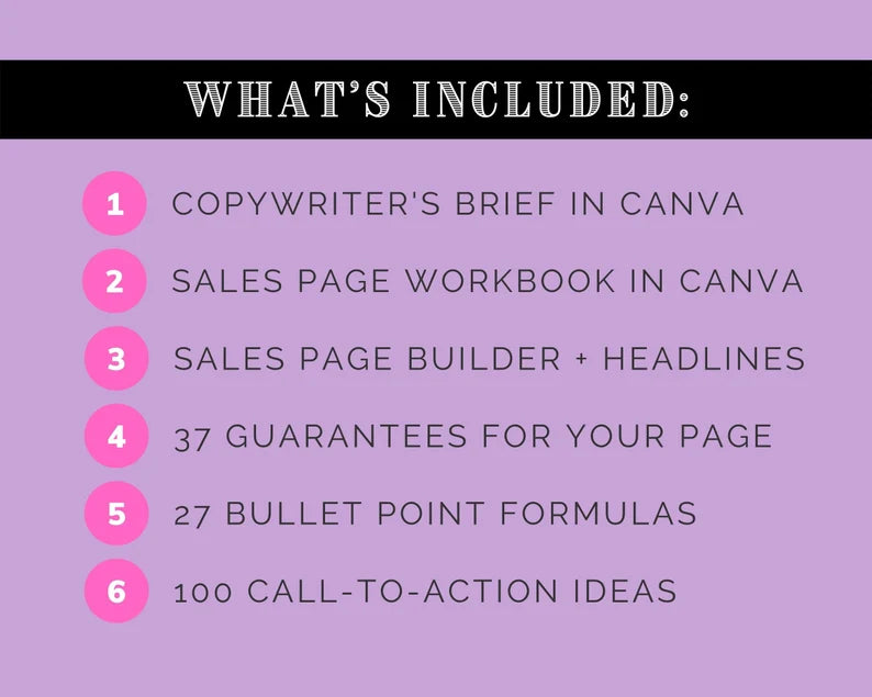 Copywriter's Toolkit | Landing Page Writing Kit | Sales Page Writing Kit