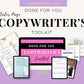 Copywriter's Toolkit | Landing Page Writing Kit | Sales Page Writing Kit