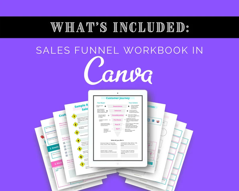 Sales Funnel Toolkit | Sales Funnel Workbook | Sales Page Builder