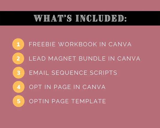 Freebie Toolkit | Opt in Workbook | Lead Magnet Template | Opt in Freebie