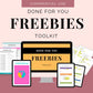 Freebie Toolkit | Opt in Workbook | Lead Magnet Template | Opt in Freebie
