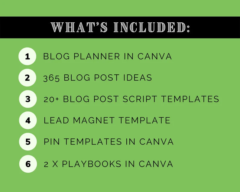 Blogging Toolkit | Blogging Planner | 365 Blog Post Titles | DFY Blog Post Scripts