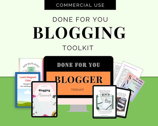 Blogging Toolkit | Blogging Planner | 365 Blog Post Titles | DFY Blog Post Scripts