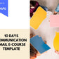 Email eCourse Template | Newsletter Template | Editable Communication Emails